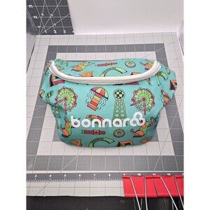 Bonnaroo Music Art Festival 2018 Fanny Pack Teal Hip Sack Waist Zip Belt Bag